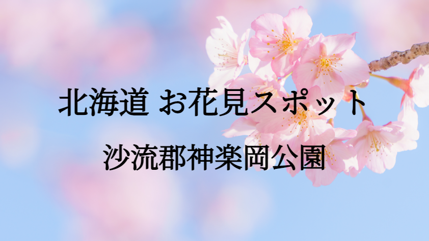 北海道 沙流郡神楽岡公園 お花見スポット
